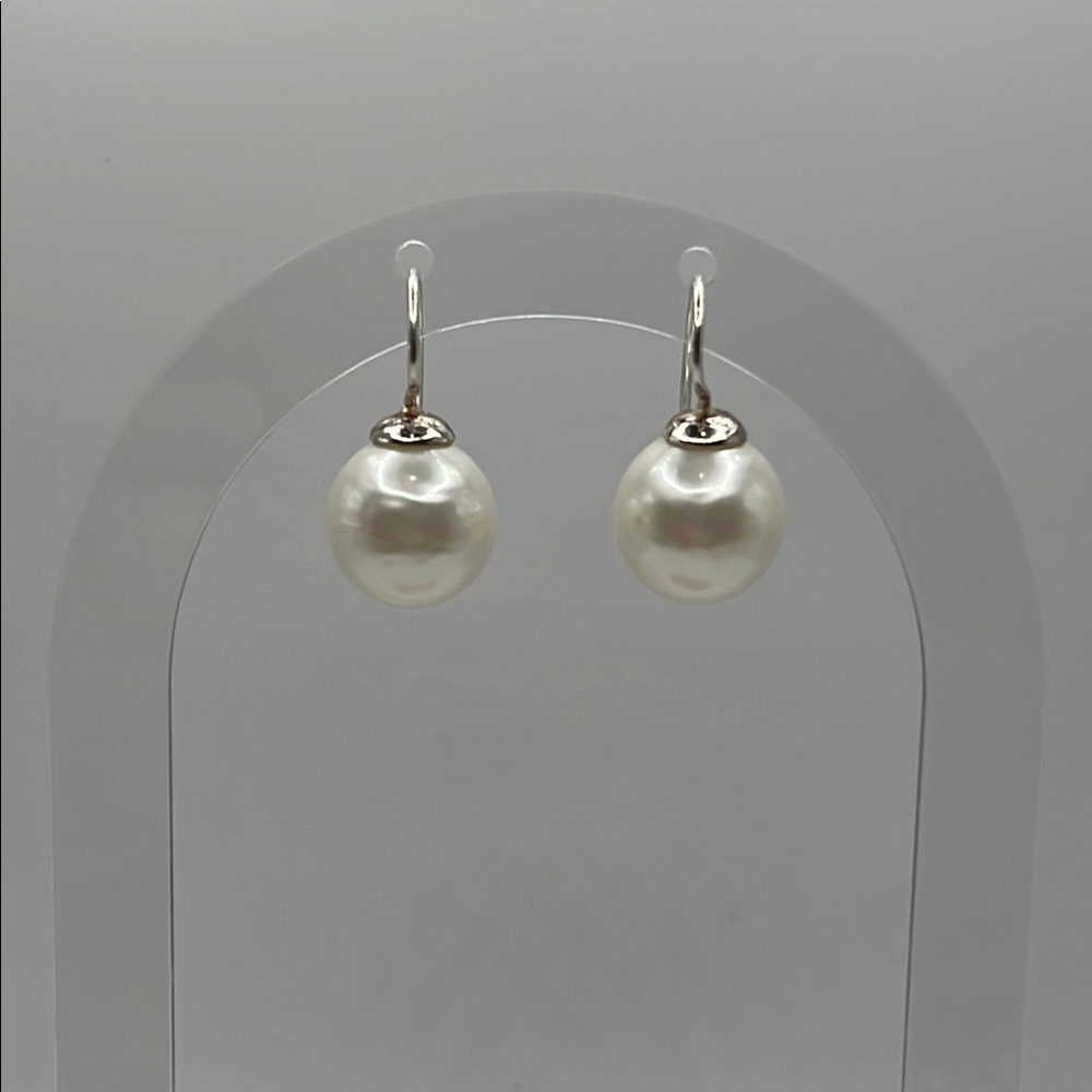 Thomas Sabo Sterling silver faux pearl earrings